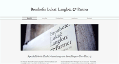 Desktop Screenshot of bronhofer-lukac.de